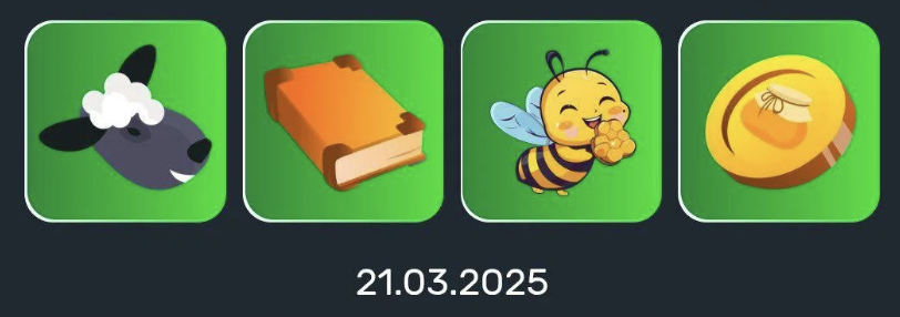 Bee Harvest Daily Combo 21 March 2025